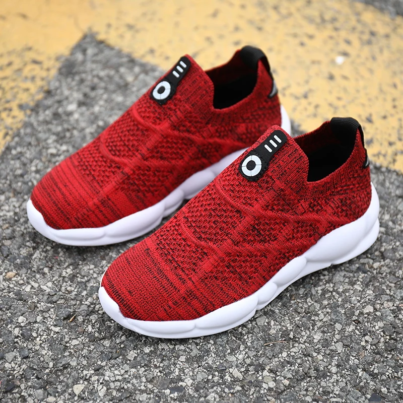 Zapatillas para niños niñas, zapatos grandes de color marrón, negro y rojo, calzado deportivo para escuela primaria, talla 28-38, novedad - AliExpress Deportes y entretenimiento