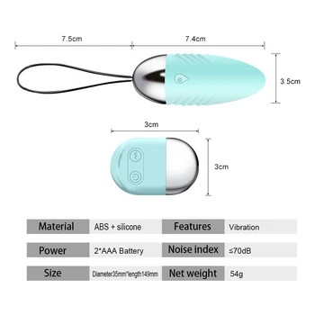 Sex Toys for Woman Wireless Remote Control 10 Speeds Vibrating Egg Clitoris Stimulator Vaginal Massage Ball G- Spot Vibrators 2