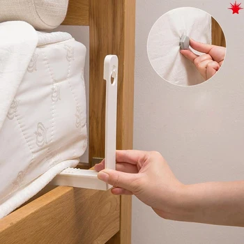 

Quilt Seet Holder Clips Single Quilt Cover Fixed non-slip Clips Household Bed Sheet cCver Angle Fixed Buckle