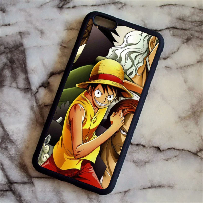 KETAOTAO Модный милый мультяшный чехол Luffy One для телефона s для iPhone 4S 5C 5S 6S 7 8 SE 5Plus XR XS Max чехол из мягкого ТПУ резины силикона - Цвет: Слоновая кость