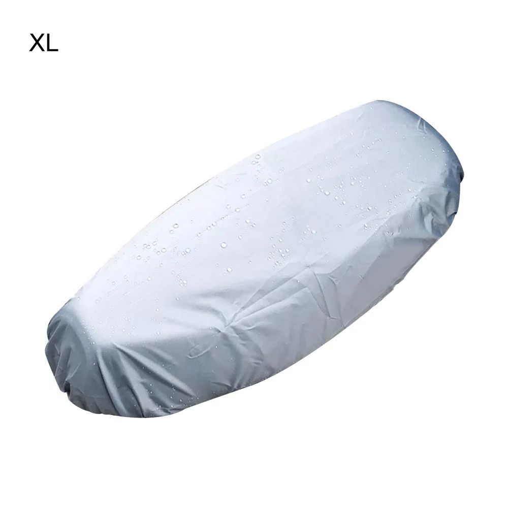 XL KKmoon Universal Motorcycle Sunscreen Seat Cover Cap Waterproof /& Dustproof Scooter Cushion Cover Seat Scooter Sun Pad Protector Silver