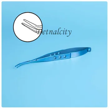 

Titanium Ophthalmic Shepard Lens Forceps 120mm long Ophthalmic forceps