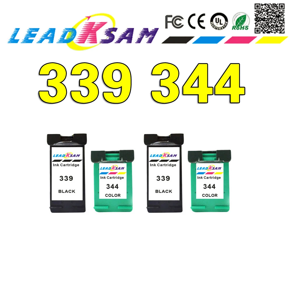 Чернильный картридж Leadksam совместимый с hp 339 hp344 для принтера hp339 officejet 7210 7313 7410