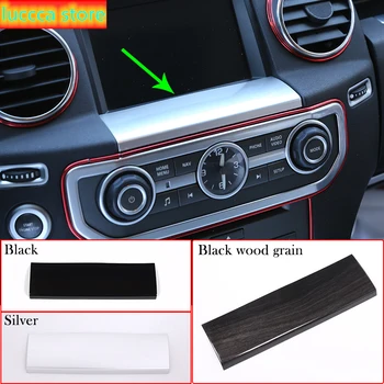 

Car navigator, GPS screen under Panel, Chrome ABS decorative upholstery for Land Rover Discover 4, Interior adhesive accessories