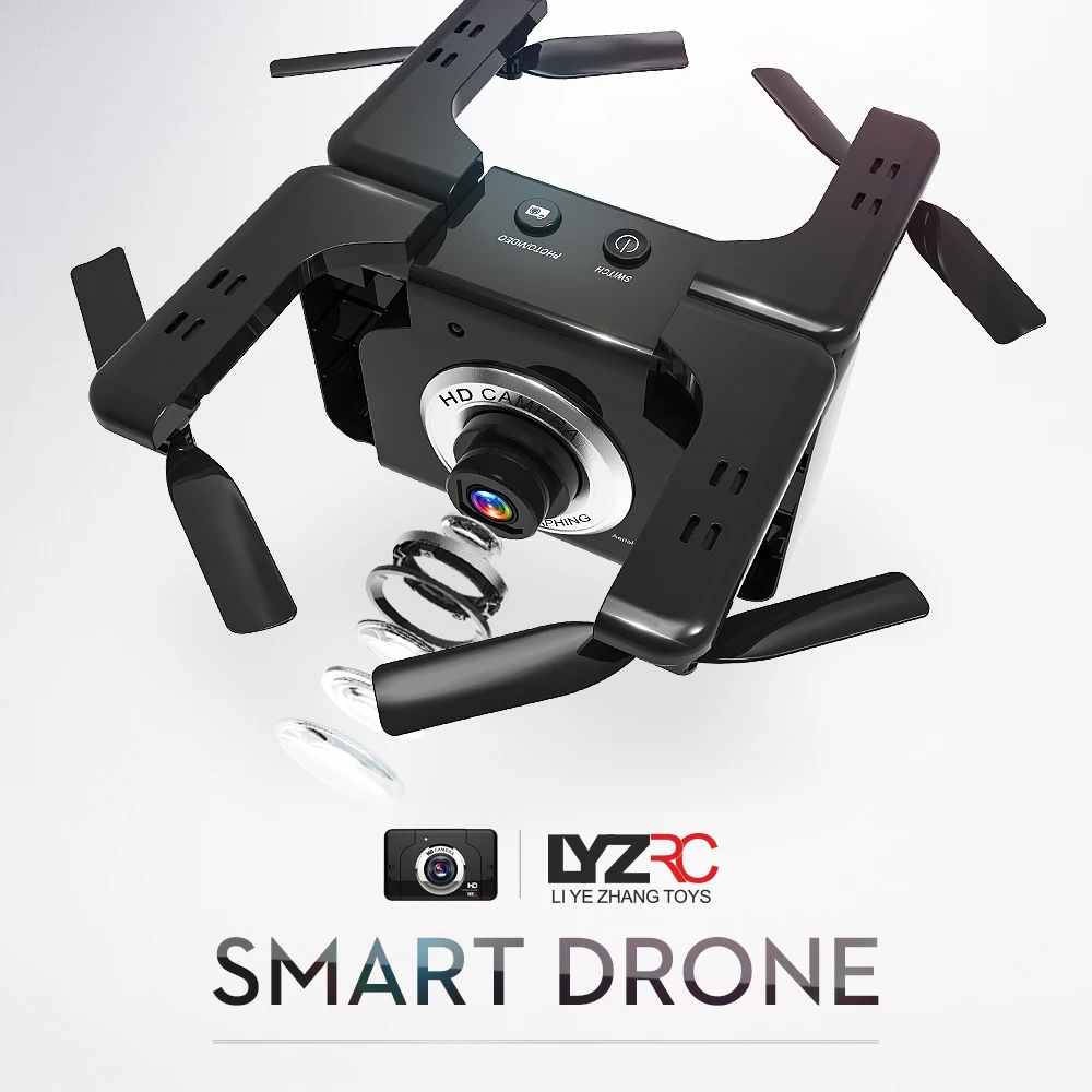 

RC Mini Drone With HD 1080P Camera Optical Flow localization Helicopter Video Transmission Portable Foldable Quadcopter & Camera