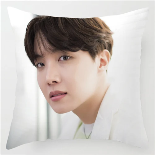 15 Bangtan boys мультяшная Подушка CoverPrint Подушка Чехол птица полиэстер хлопок BT-21Throw наволочка для подушки, декоративная для Офис - Цвет: 15