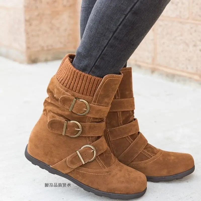 

2019 Women Snow Boots Warm Shoes Big Size 43 Large Size Women's Snow