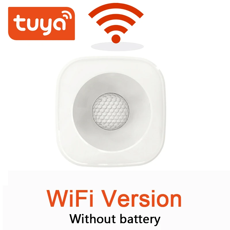 Tuya ZigBee/WiFi PIR Motion Sensor Wireless Infrared Detector Security Burglar Alarm Sensor Smart life APP Control Compatible ring alarm wall mount Alarms & Sensors