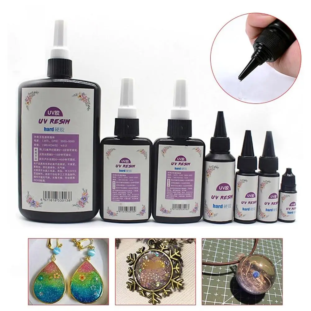 

New DIY UV Ultraviolet Resin Curing Solution Quick-drying Non-toxic Sunlight Activated Hard