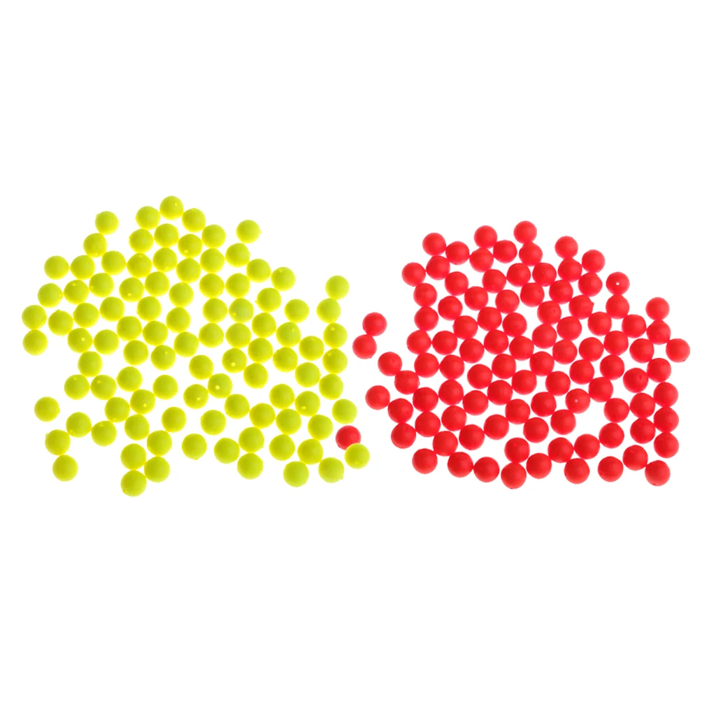 200Pcs/Set EVA Foam Fishing Strike Indicator Fishing Floats Bobbers 7mm & 8.3mm Buoyancy Bobber Fishing Float