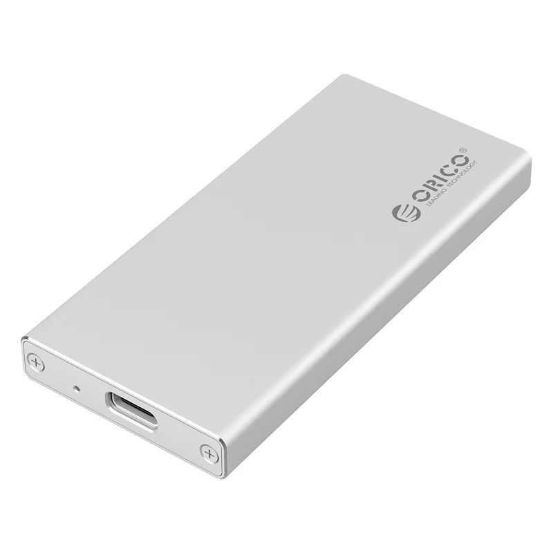 Type C Port ORICO алюминиевый USB3.1 type-C mSATA SSD корпус USB3.0 mSATA SSD чехол винтовой фиксации с кабелем для передачи данных для Windows/Linux/Mac - Цвет: Type C Port