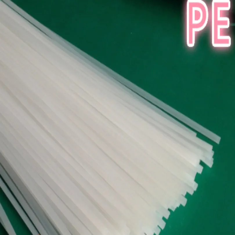 white wide 5mm thick 2.5mm PE plastic welding rod for truck car oil tank shell water pipe Chemical barrels Natural gas pipe