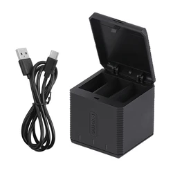 Triple Slot Battery Charger for GoPro Hero Black Cameras by ORBMART