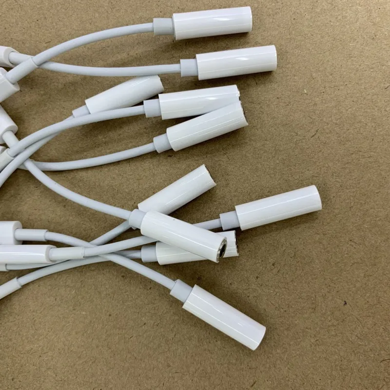 

Earphone Headphone Jack Adapter Converter Cable Lighting to 3.5mm Audio Aux Connector Adapter for latest I0S 13 Original chip