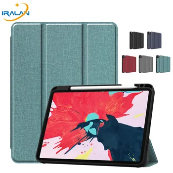

Cloth Pattern Leather Smart Case For iPad Pro 11 2020 With Pencil Holder Stand Cover For iPad Pro 11 inch 2020 Auto Sleep / Wake