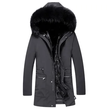 

Real Coat Men Natural Rabbit Parka Men's Winter Jacket Clothes 2020 Mens Luxury Fur Warm Jacktes Plus Size SW21 YY833
