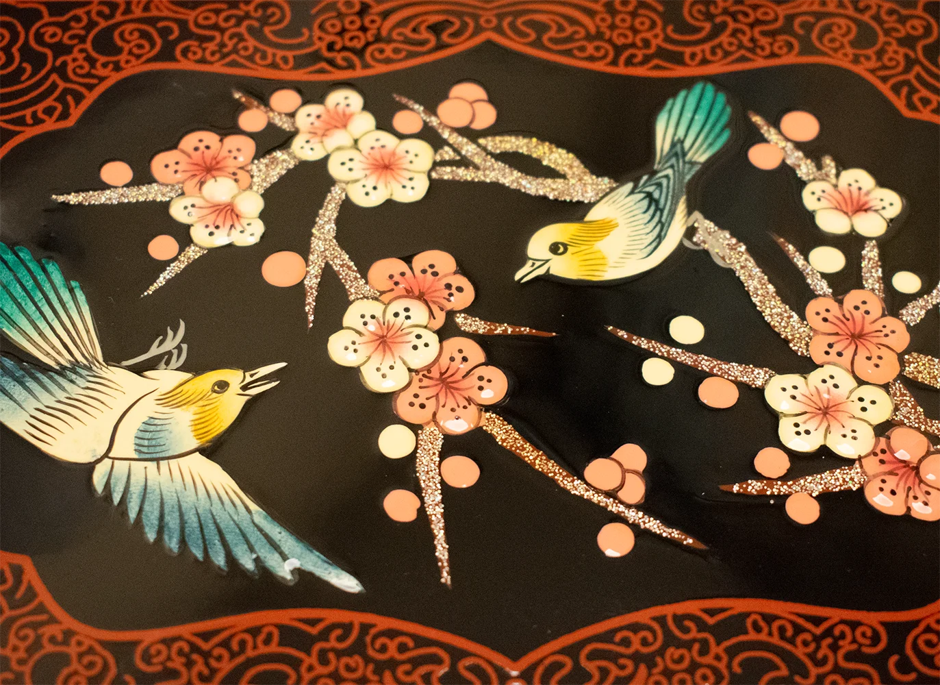 Handmade Wooden Jewelry Box of Chinese Classical Aesthetics