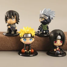 Figuras de Anime de Naruto, Sasuke, Gaara, Jiraiya, hyomi GA, Hinata, Uchiha, Itachi Q, modelos de figuras, adornos, juguetes, 9cm