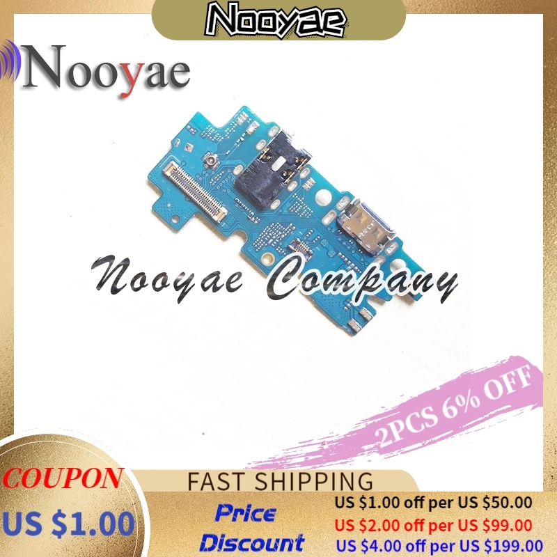 

5PCS Novaphopat For Samsung A30S A307 A307F USB Charger Charging Port Dock Flex Cable Microphone Plug Board