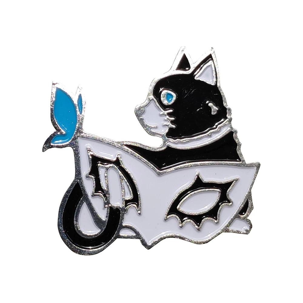 Persona 5 P5 Joker Mask And Morgana Enamel Pin Lapel Brooch Metal Badge Jewelry Accessary Brooches Aliexpress