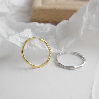 

Personality light luxury ring pure ring female in simple opening personality small tail ring