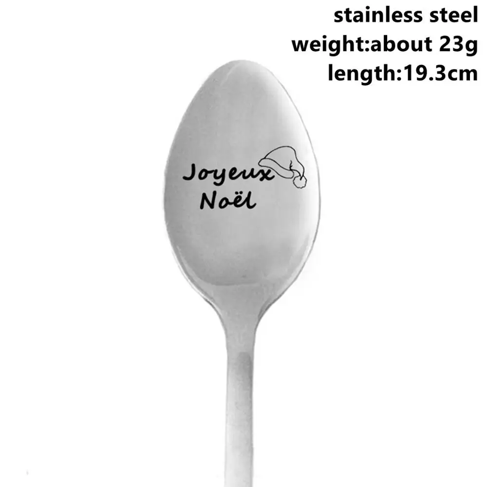 Xmas Spoons 8 Taoup Merry Christmas палочка для выпечки Скалка Деревянная Рождественская декорация для дома рождественские украшения Noel Navidad десерт реквизит - Цвет: Xmas Spoons 8