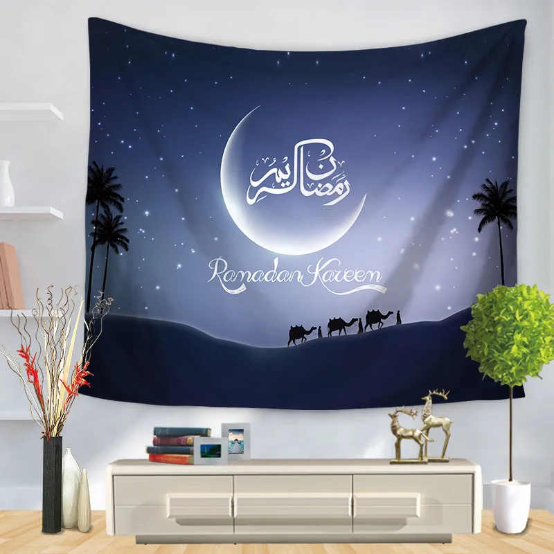 Thregost Arabian Ramadan настенный гобелен Современная Настенная подвесная прямоугольная, ТКАННАЯ домашняя декоративная настенная вешалка гобелены - Цвет: GT1416-1