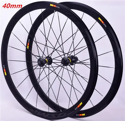 Newest high quality30/40/50mm Original Hot sale 700C alloy V brake bike wheels BMX road bike wheelset road aluminum cosmic elite