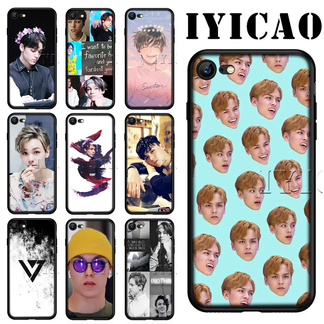 IYICAO Vernon meme Soft Silicone Case for iPhone XS Max XR X 8 7 6 6S Plus 5 5s se |