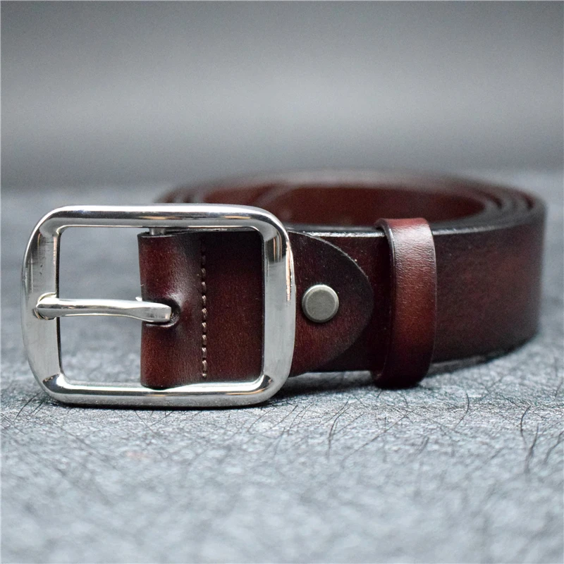 Ремень из воловьей кожи с пряжкой нержавеющей стали|belt men|designer belts menbelt men designer |