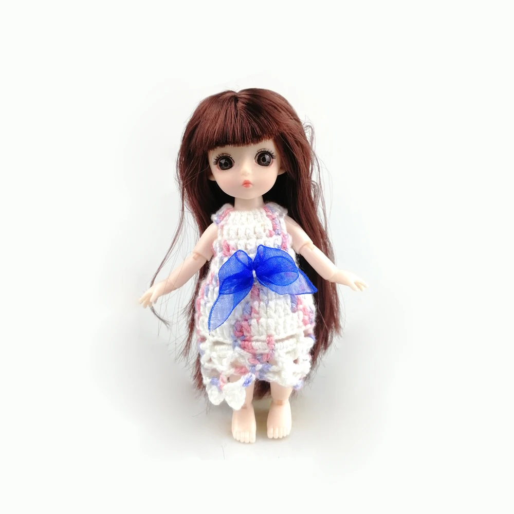 

13 Moveable Jointed 15cm 1/12 BJD Dolls Toys BJD Baby Doll Naked Nude Women Body Fashion Dolls Toys for Girls Gift Normal Skin