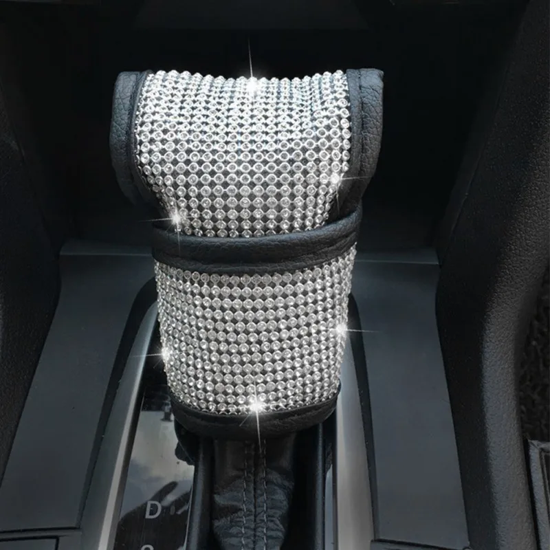 

Car Steering Wheel Cover Bling Bling Diamond Rhinestones Crystal PU Leather Auto Accessories Case Car Styling new