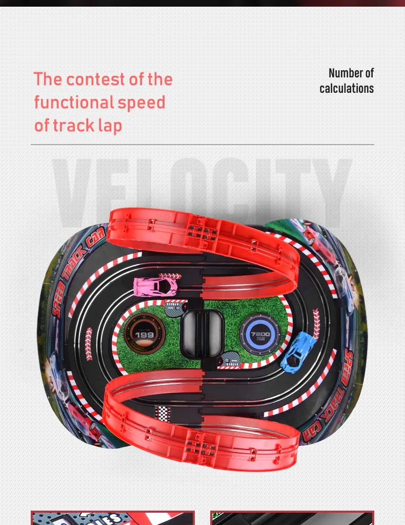 Двойной электрический гоночный трек игрушка электрический Автозапуск цепи Voiture гоночные треки для мальчика пульт дистанционного управления Слот автомобильные игрушки для детей