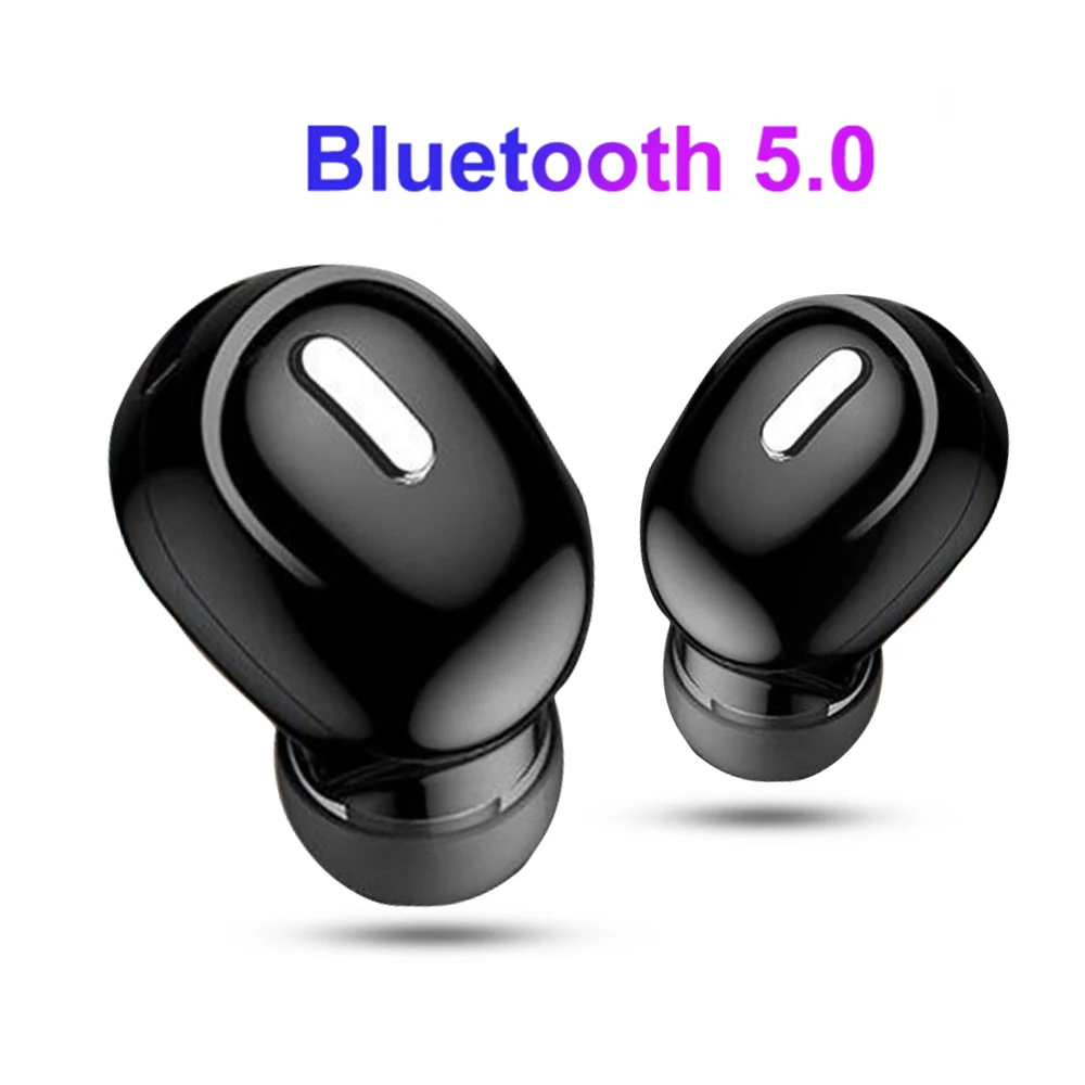 Беспроводные мини-наушники Bluetooth спортивные наушники с микрофоном гарнитура