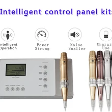 Интеллектуальное Перманентный макияж устройство и цифровой картридж машина комплект с тату пистолет панель управления для бровей и губ