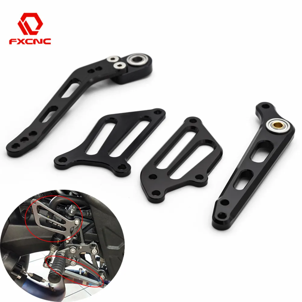 

For Suzuki GSXR600 GSX-R GSXR 600 2006-2010 Aluminum Motorcycle Rearset Footrest Footpeg Brake Gear Shift Shifter Lever + Wing