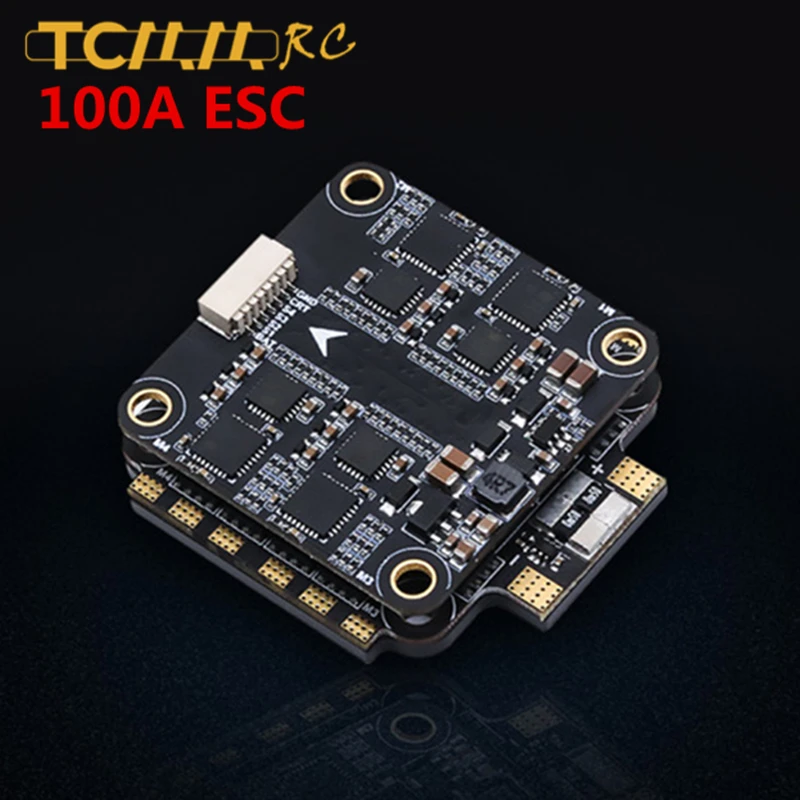 Контроллер полета TCMMRC Bluetooth F4 100A ESC 3-8S Dshot1200 4 в 1 FPV Racing Drone Racer | Игрушки и хобби