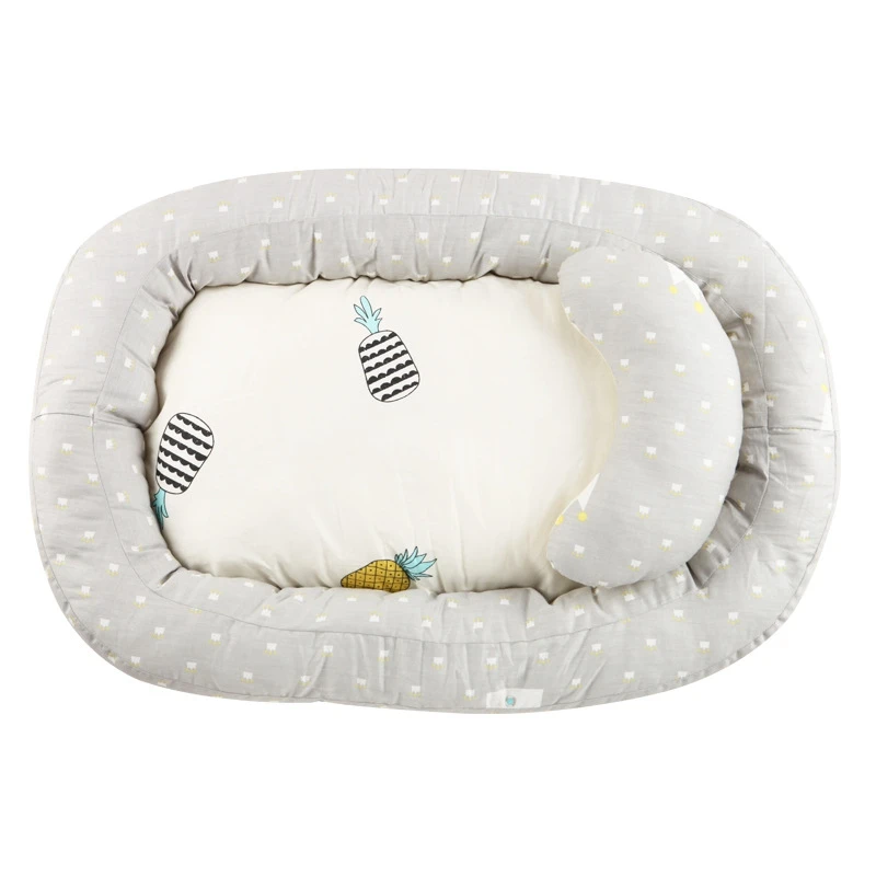 

Portable Baby Nest Bed Removable Travel Crib Nursery Infant Sleeping Cotton Toddler Cradle Bassinet Independently Adaptability