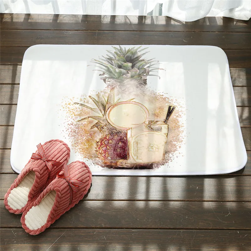 New 50*80cm Bath Mat Bathroom Carpet Water Absorption Rug Shaggy Memory Foam Bathroom Mat kitchen Floor Fapis