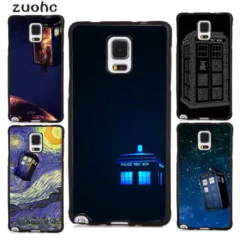 Ceny Tardis Box Doctor Who Etui Na Telefon Akrylowe Pleksi TPU Do Samsung Note20 10 9 8 7 5 Pro ULTRA