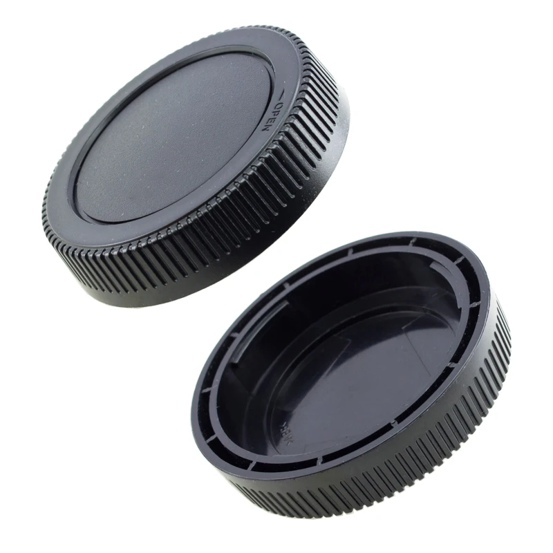 

2 in 1 Rear Lens Cap+Camera Body Cover Cap for Panasonic-Lumix G8 GX85 G80 GF8 GH4 GF9 GH5 SLR DSLR Cameras