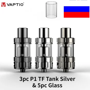 

[Ship From RU] Original Vaptio PT1/P1 TF Tank 2ML Rebuildable Atomizer 0.25 ohm Dual Core Free Glass Tube Fit 510 thread Box Mod