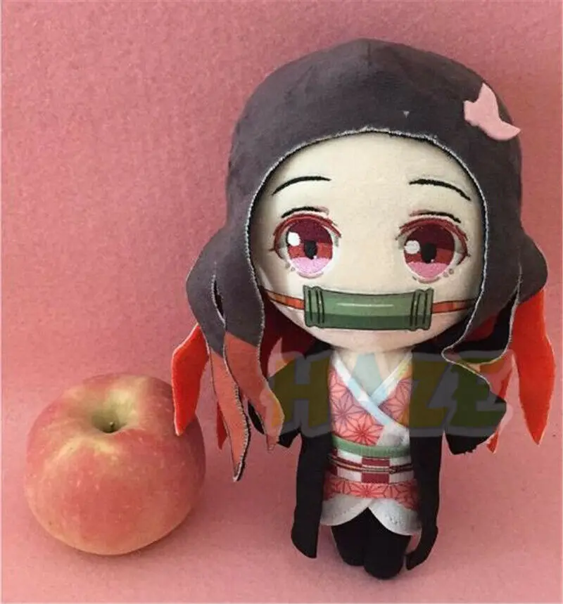 Аниме Demon Slayer: Kimetsu no Yaiba Kamado Tanjirou плюшевые игрушки куклы Мягкие плюшевые детские куклы детские игрушки подарки 20 см