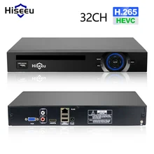 Hiseeu 2HDD 25CH 5MP 32CH 1080P 8CH 4K CCTV H.264/H.265 NVR DVR Network Video Recorder Onvif 2.0 for IP Camera 2 SATA XMEYE P2P