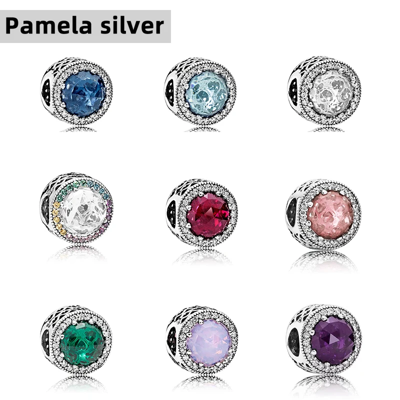 

Sparkling Charm High quality 925 sterling silver Fit Original Pandora Silver Charms Bracelet DIY Jewelry making for woman's gift