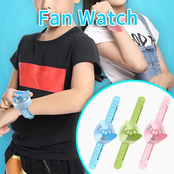 

Clock Hand Fan Home goodie practical Creative Air Conditioning Fan Summer Convenience for Reading Travel Camping Handheld Fans