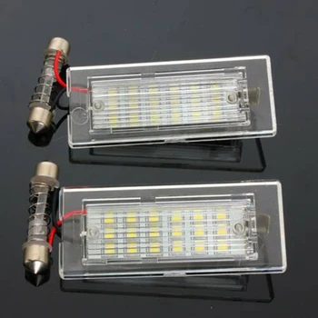 

Set License Plate Light Car Auto Error Free LED Lamp 18 LED Super bright
