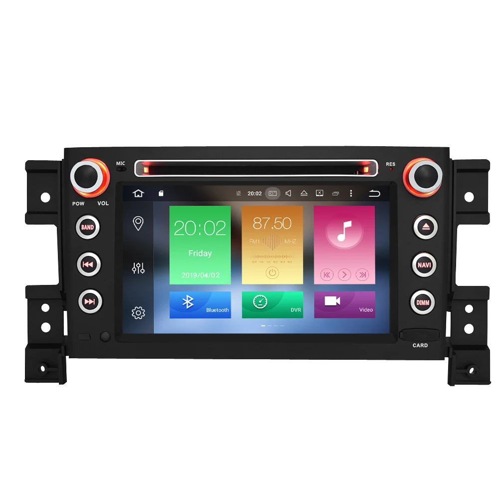 Cheap Android 9.0 Car Radio DVD Navigation Player For Suzuki Grand Vitara 2006 2007 2008 2009 2010 Audio GPS Multimedia Video Stereo 10