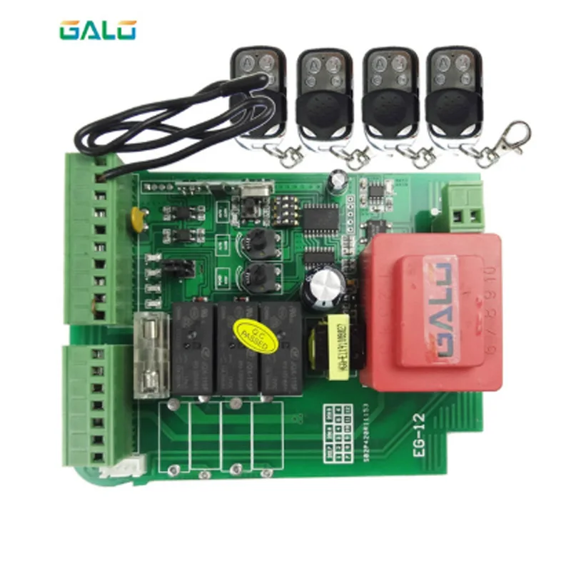 Раздвижные ворота открывалка Двигатель Блок управления PCB монтажная плата контроллера электронная карта для KMP серии - Цвет: 220V