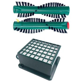 

Roller Brush Fit for Vorwerk VK118 120 121 122 EB340, ET340 EB350 EB351Home Cleaning Brush Dust Filter Vacuum Kit